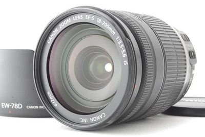 [Top MINT w/Hood] Canon EF-S 18-200mm f/3.5-5.6 IS Zoom Telephoto AF Lens JAPON - Photo 1/4