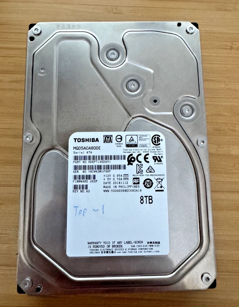 Preços baixos em Unidades de disco rígido interno Toshiba 8 TB de