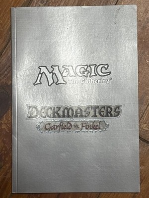 MTG Deckmasters Garfield vs Finkel Booklet Manual Magic The Gathering 160