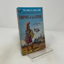Empire of the Atom / Space Station 1 by A. E. van Vogt, Frank Belknap Long PB Fi
