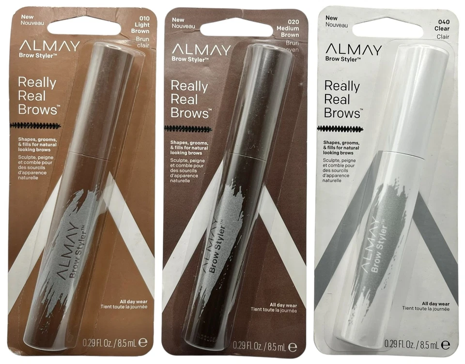 2 Pack Almay Brow Styler Really Real Brows Eyebrow Gel Mascara YOU CHOOSE - Image 1 of 1