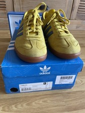 Adidas Hamburg gelb / blau Größe 44 2/3 UK ...