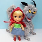 Vintage Mattel Liddle Kiddles LIDDLE RED RIDING HIDDLE Doll & Wolf
