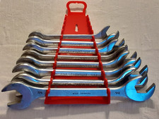 8 Piece Fairmount Angle Wrench Set In The Larger Sizes 1-12 To 1516 - Nice 8 Piece Fairmount Angle Wrench Set In The Larger Sizes 1-12 To 1516 - Nice