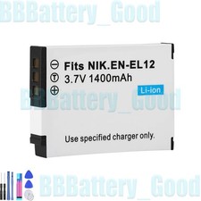 EN-EL12 1400mAh Battery For Nikon COOLPIX S9100 S9200 S9050 P300 P310 P330 S6200