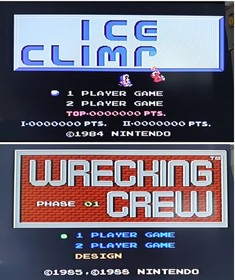 Famicom Disk System Ice Climber Wrecking Crew FDS Nintendo Japan NTSC-J Used