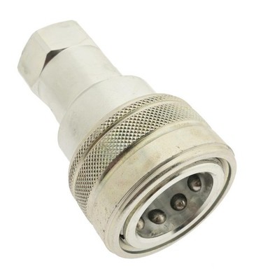 Hydraulik Kupplungsmuffe, G / NPT Innengewinde, Stahl verzinkt ISO 7241-1B Muffe
