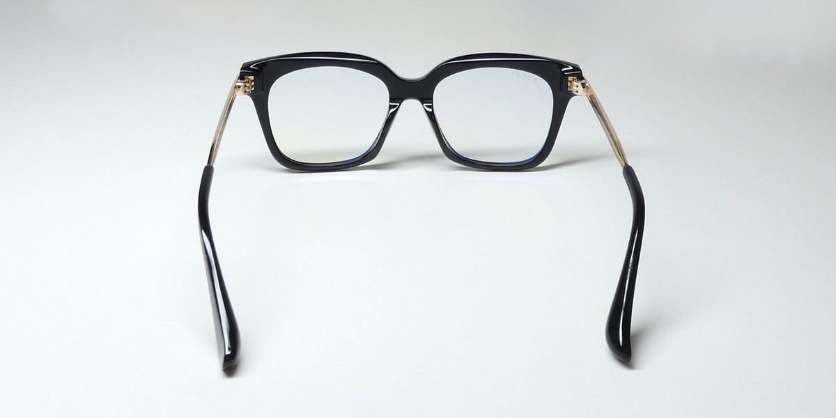NEW DIFF BELLA BLUE LIGHT LENS EYEWEAR FULL-RIM BLACK BK 50-17-142 SQUARE WOMENS View 5