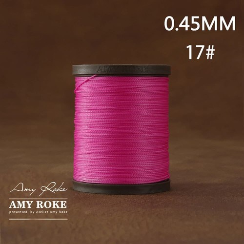 Amy Roke Waxed Polyester Thread 045mm for Leather Hand Stitching DIY Craft - Picture 23 of 43