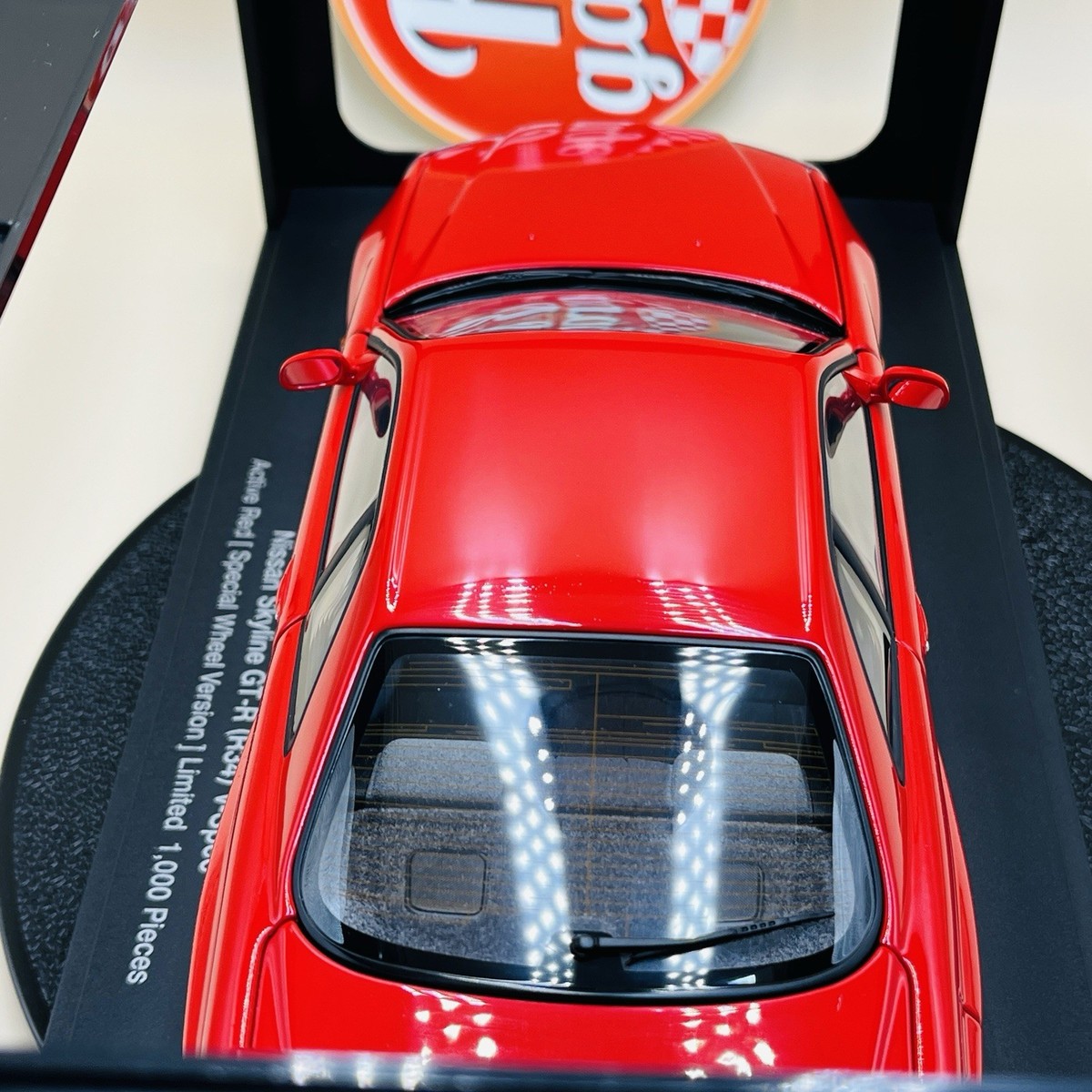 AUTOart 1/18 Nissan Skyline GT-R R34 1999 red V-Spec Special wheel