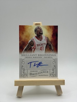 2012-13 Panini Brilliance Thomas Robinson Brilliant Beginnings Auto #60 Rockets