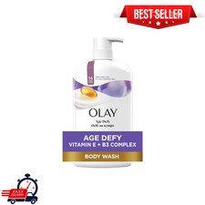 Olay Age Defying Body Wash for Women, Vitamin E, Pump, 33 fl oz, Free Shipping 0.36 per gallon
