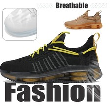 Men Casual Running Shoes Shock Absorption Slip Resistance Everyday Fitness Style