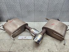 2011-2015 Cadillac Cts-v Coupe Corsa Axle Back Exhaust Mufflers Damage See Pics