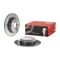2X Brembo Bremsscheiben 290Mm Voll Hinten Passend FÜR MERCEDES-BENZ C-KLASSE