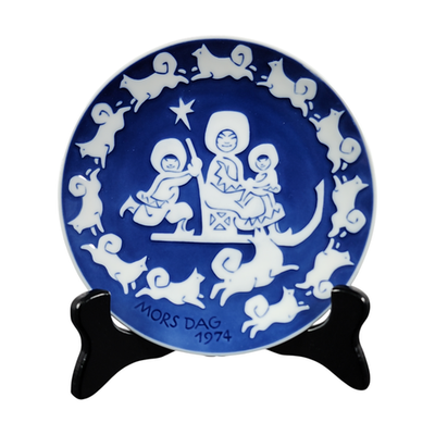 Royal Copenhagen Denmark Mother's Day Plate 1974 Mors Dag | eBay