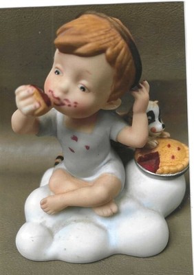RELIGIOUS FIGURINE Almost Angels Make The Most of every ...   Franklin Mint