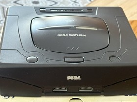 CLEAN Sega Saturn Console w/ Controller Original Box Sampler Cds & 1 of 2 Cords