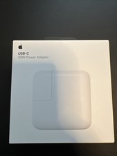 OEM New In Box NIB - Apple MY1W2AM/A Power Adapter 30 Watt - White