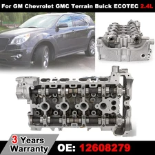 Fits for GM Chevrolet GMC Buick ECOTEC 2.4L DOHC Cylinder Head Assembly 12608279