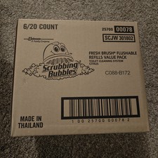 1 Case 6 x 20ct Box Scrubbing Bubbles Flushab...