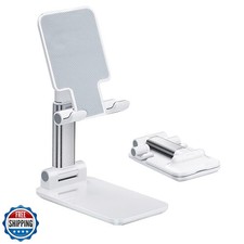 Cell Phone Stand, Angle Height Adjustable Cell Phone Holder with Silicon Pad