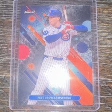 Topps Finest 2025 Pete Crow-Armstrong #47 Chicago Cubs MLB Baseball Card