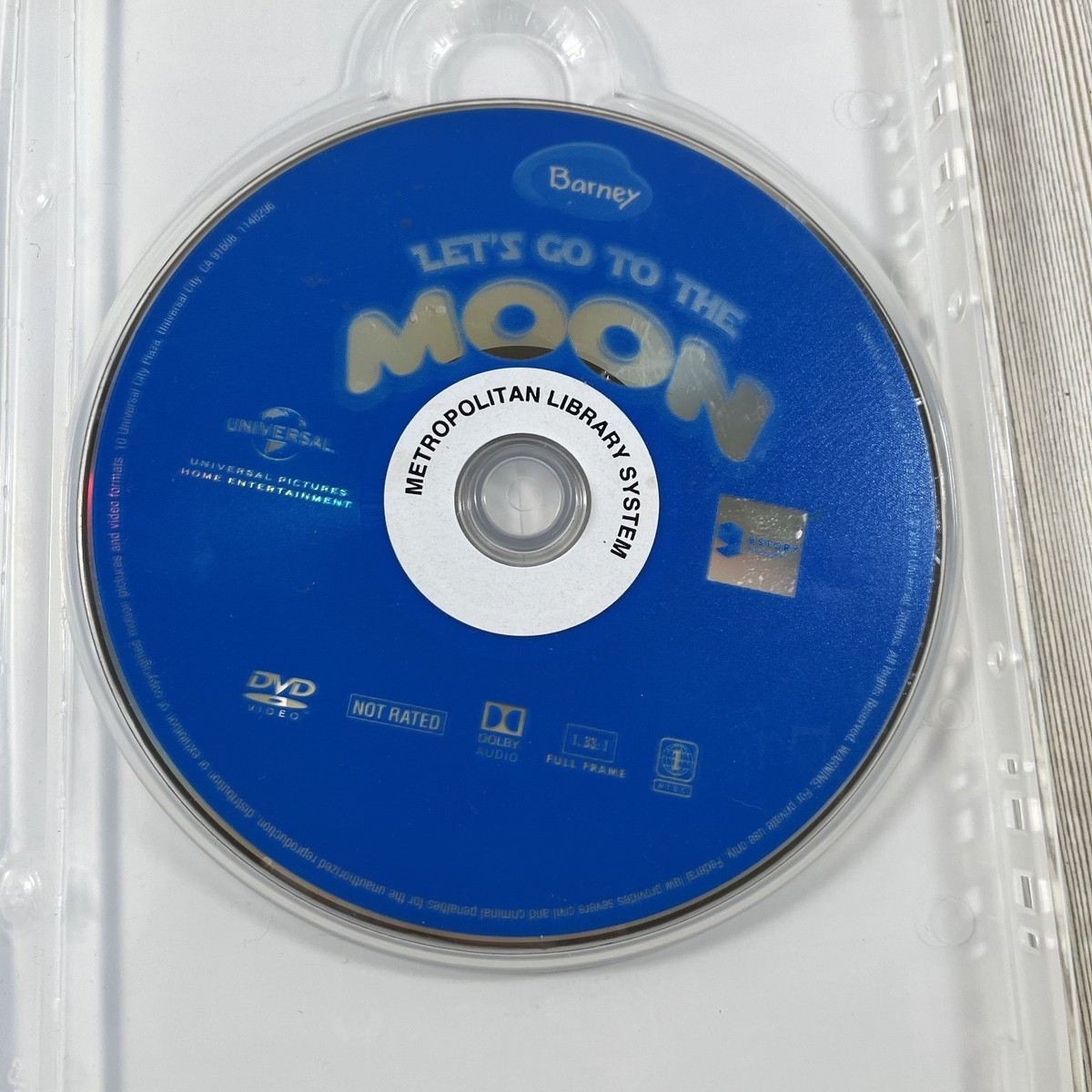 Barney: Let's Go To The Moon DVD 2002 Kids Family Space Adventure