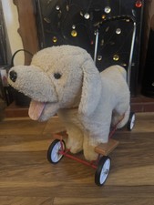 Vintage Mulholland & Bailie Push Along Ride-on Labrador Dog Baby Walker - LANCS