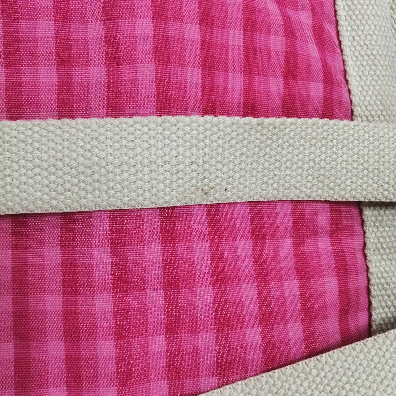 Checkered Backpack KIPLING Model Pink Slightly Fu… - image 16