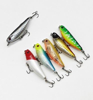 Topwater Stickbait 5,7cm/4,7g Kunstköder Barsch Hardbait Raubfisch Glider