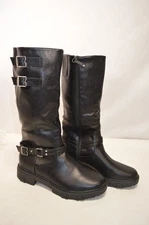 Dr. Scholl's Headstart Moto Knee High Black Boots  Size 10M