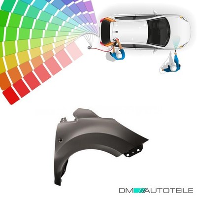 Lackiert Kotflügel vorne rechts mit Blinkerloch passt für Ford KA 08-16