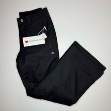 Obermeyer Teen Ski Snow Pants Black M 10  12 Waterproof Insulated Brooke