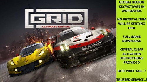 GRID Ultimate Edition Steam Key GLOBAL | NO DISC | PC GAME Racing NO DVD