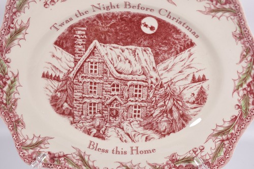 Plato Noble Excellence Twas the Night Before Christmas Bless This House Nuevo con Etiquetas - Imagen 2 de 9