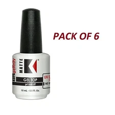 Kupa GelFinity | Top Coat No Wipe MATTE 0.5 oz/ 15 mL bundle 6 pcs Great Deal