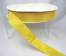 ENTIRE ROLL Yellow Grosgrain Ribbon Trim 1.5" wide MANY YARDS New Large