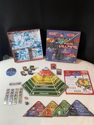 DC Comics Justice League Axis of Villains Strategy Game Target WB 100% Complete