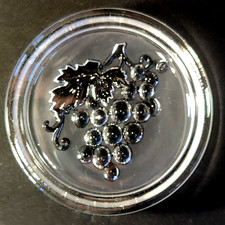 WATERFORD Marquis VINTAGE WINE CHAMPAGNE COASTER, Frosted Crystal, 5", SIGNED