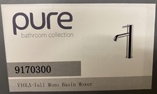 Brushed nickel Tall Basin Tap 