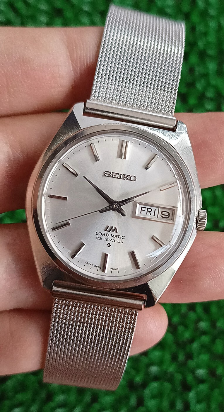 NICE VINTAGE SEIKO LM LORD MATIC 5606-7000 AUTOMATIC 23 JEWELS JAPAN WATCH  | eBay