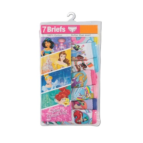 Little Girls' Disney Princess 7pk Briefs Size 4,6,8 - Picture 2 of 6
