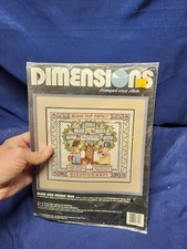 Dimensions Bless Our Family Tree Stamped Cross Stitch Kit 16" x 14" 3110 NEW