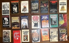 Lot Of 21 Vintage Books Fiction 1930's -90s Paperbacks History Romance Classics