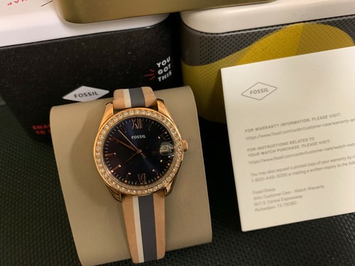 Mini Scarlette Leather Strap Watch 