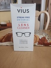 Vius Premium Lens Cleaner for Eyeglasses, Cameras, and Other Lenses 8oz 2 Pack