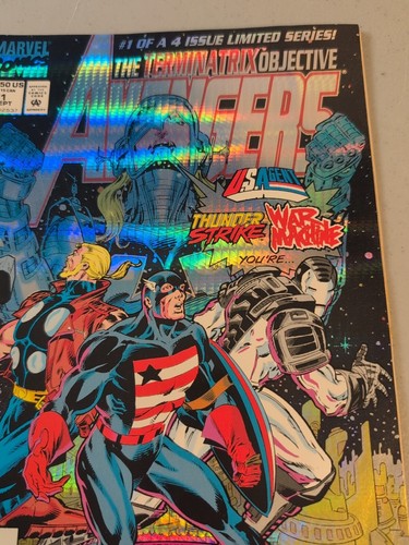 Avengers: The Terminatrix Objective #1 (1993, Marvel) VF- Kang 1st App Alioth EX - Picture 6 of 24