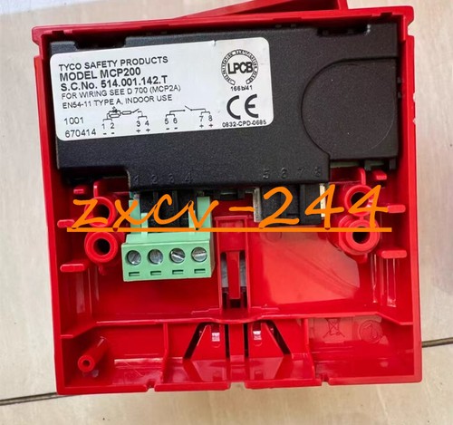 1PC THORN SECURITY MCP200 (514.001.142.T) manual call point fire alarm Fast Ship - Afbeelding 2 van 5