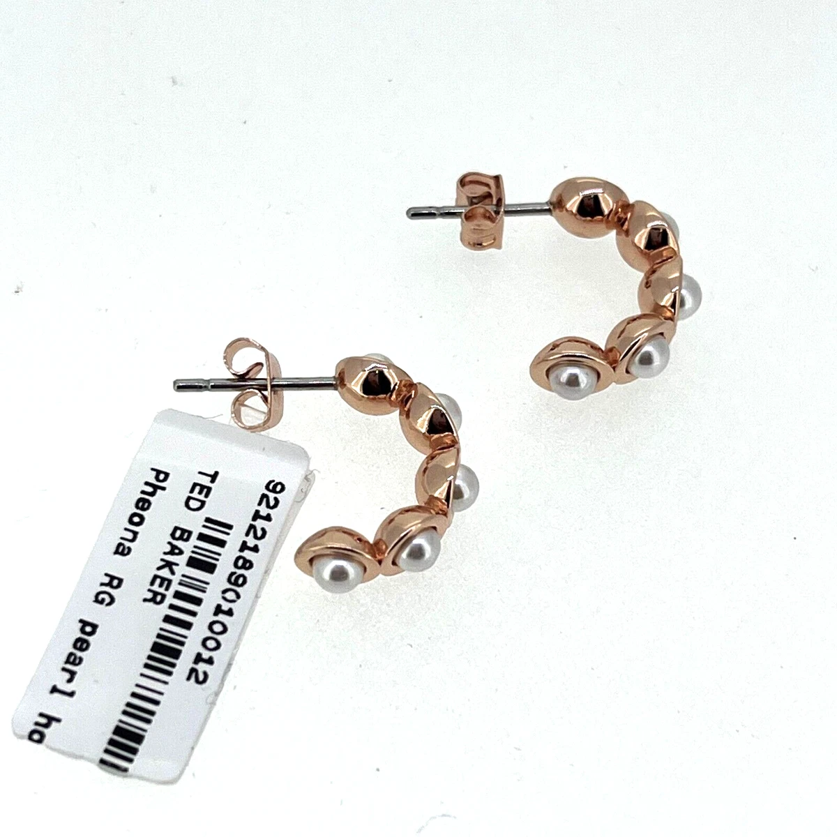 Ted baker rose gold pearl earrings store